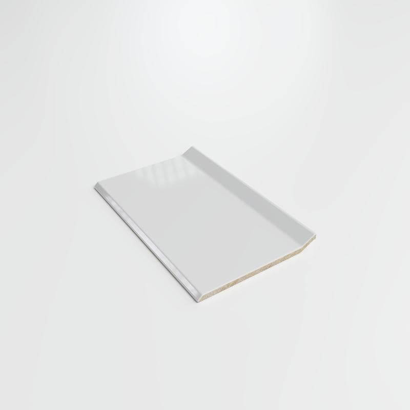 Mood Bright Tender Gray 3 3/4 x 6 Cove - Flat Top - Image 2