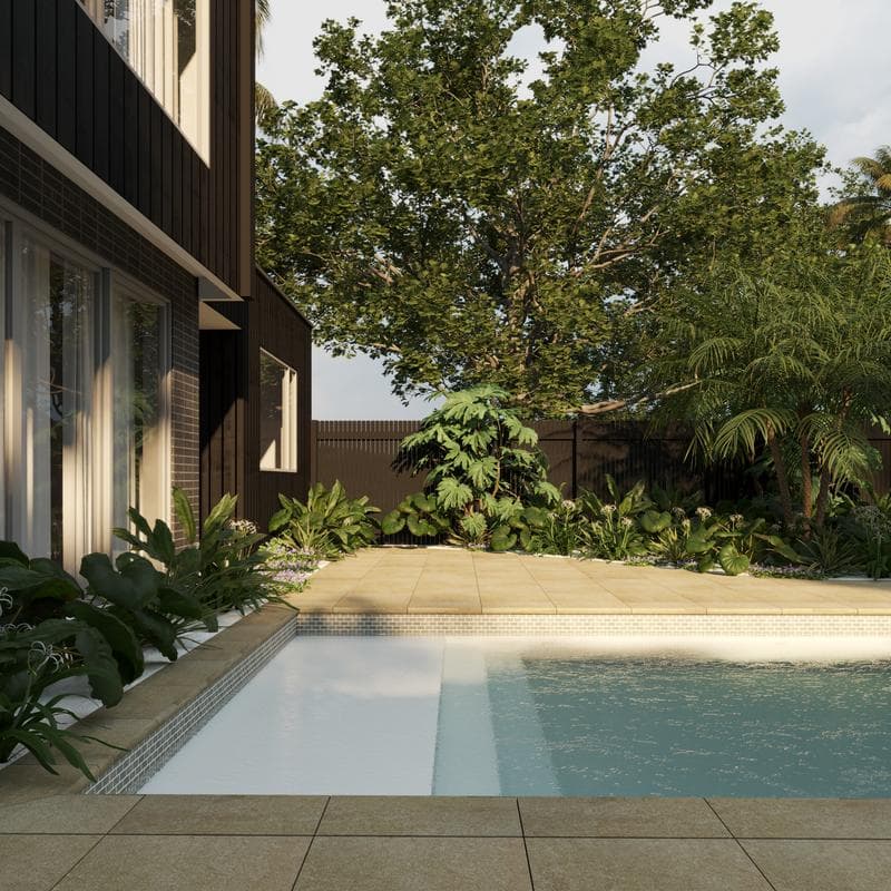 Aquabella Texas Laredo 1x2 Porcelain Mosaic 12"x12" Pool Tile - Image 4