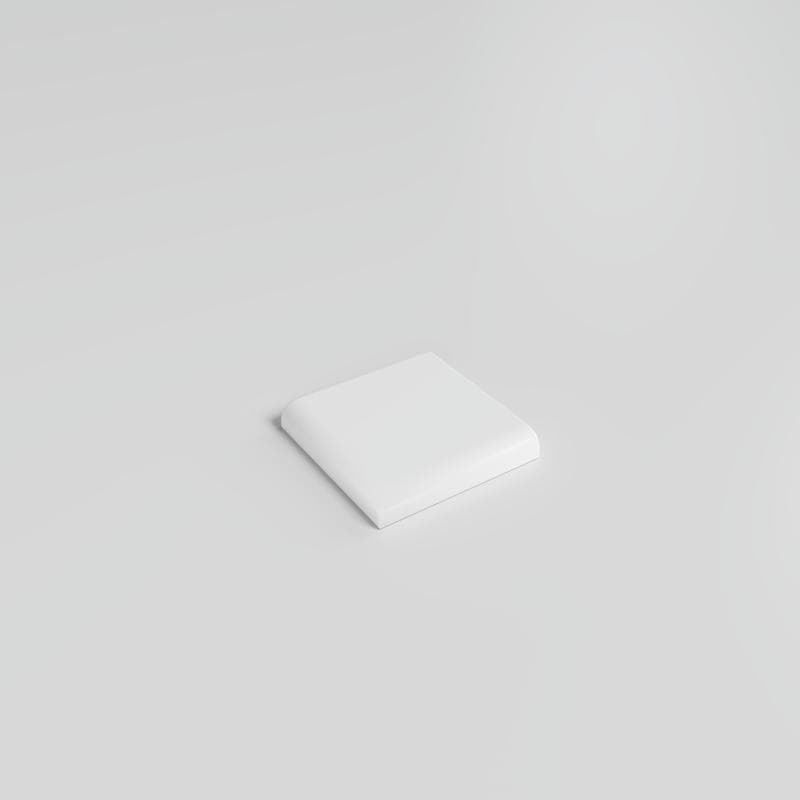 Mood Matte White Ice 2x2 Single Bullnose Corner - Image 2
