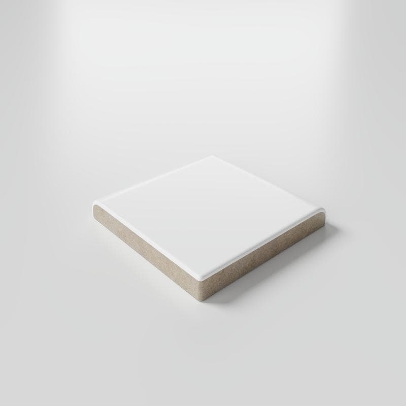 Mood Matte White Ice 2x2 Single Bullnose Corner - Image 3