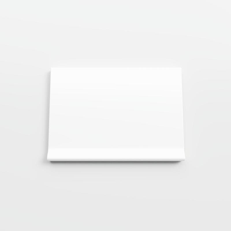 Mood Matte White Ice 4-1/4 x 6 LC Corner - Image 1