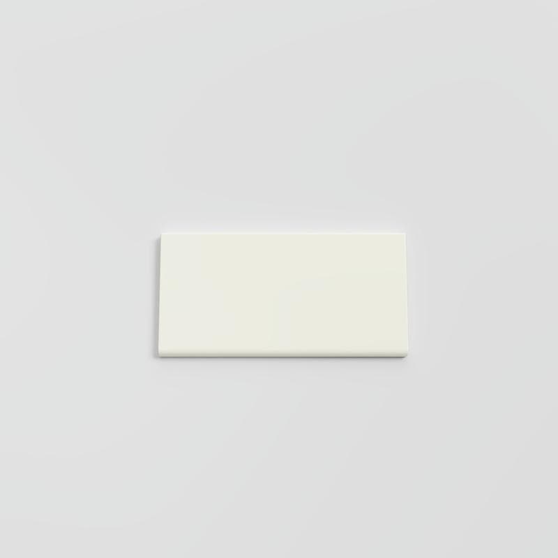 Mood Matte Biscuit 3x6 Single Bullnose - Image 1