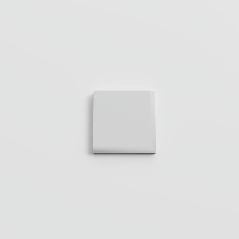 Mood Matte Tender Gray 2x2 Single Bullnose Corner - Image 1