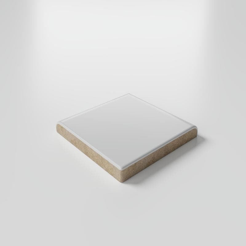 Mood Matte Tender Gray 2x2 Single Bullnose Corner - Image 3