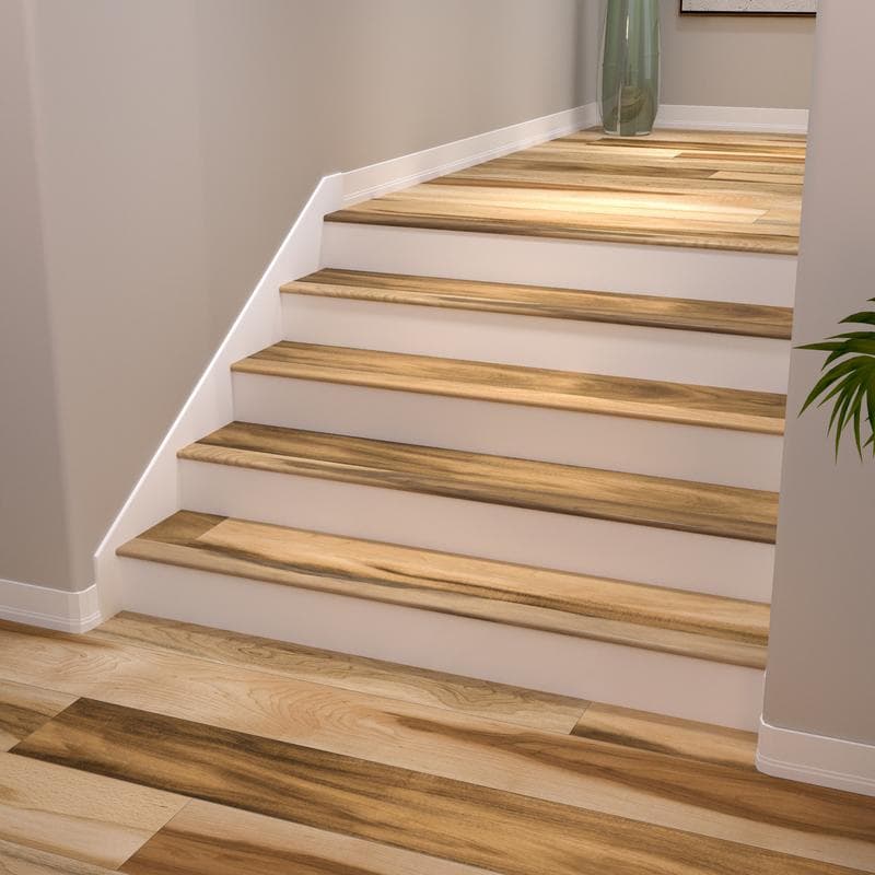 Huntington Hickory Cali Vinyl Stair Nosing Flush - Image 2