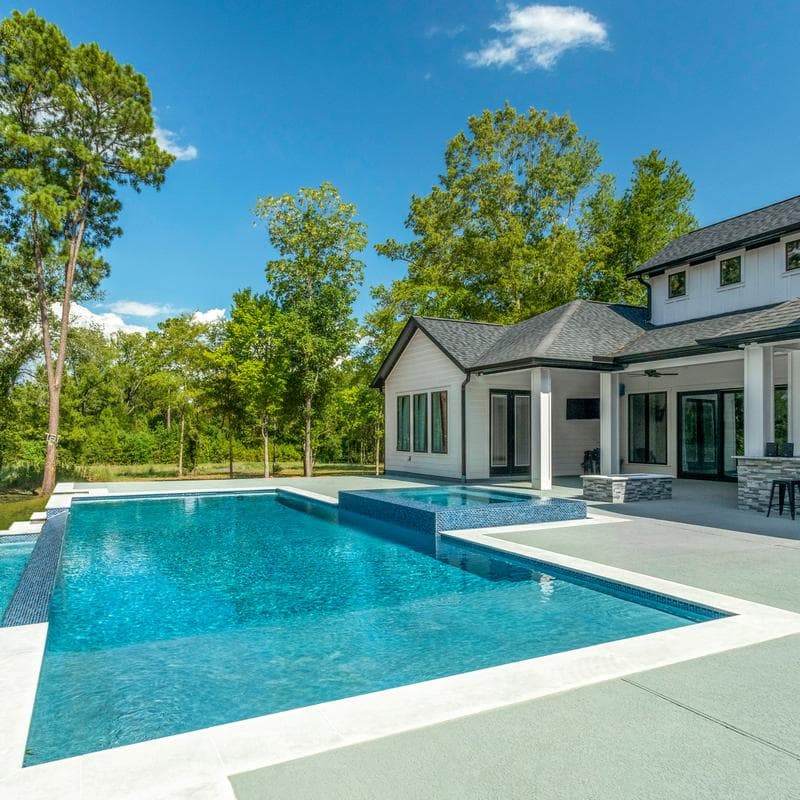 Aquabella Flora Periwinkle 1x2 Glass Mosaic 12"x12" Pool Tile - Image 7