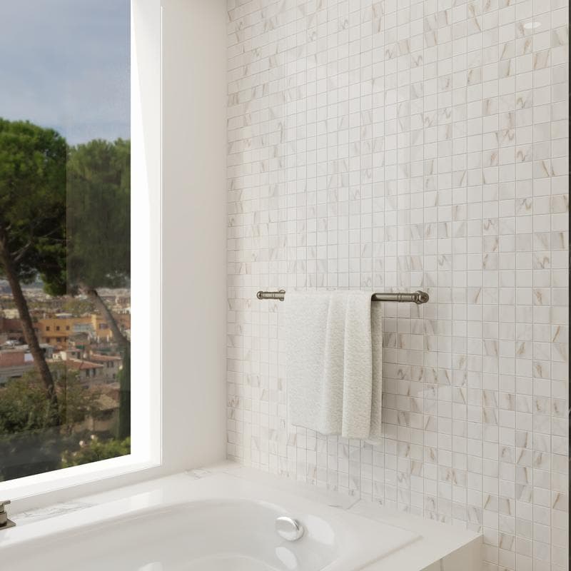 Calacata Gold Unpolished 12x12 Mosaic - Image 2