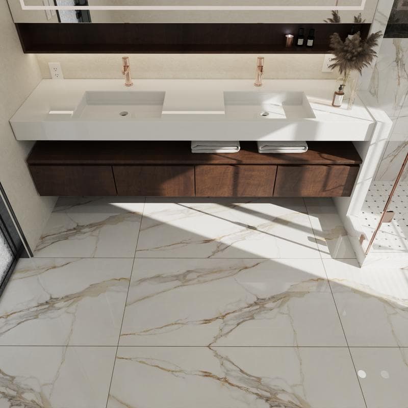 Marble Calacatta Oro Polished 12x24 Rectified - Image 7