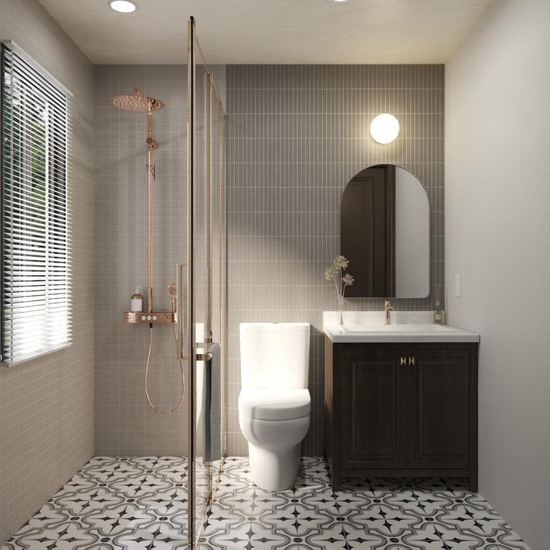 CC Porcelain Tender Gray Stacked 12x12 Mosaic - Image 2