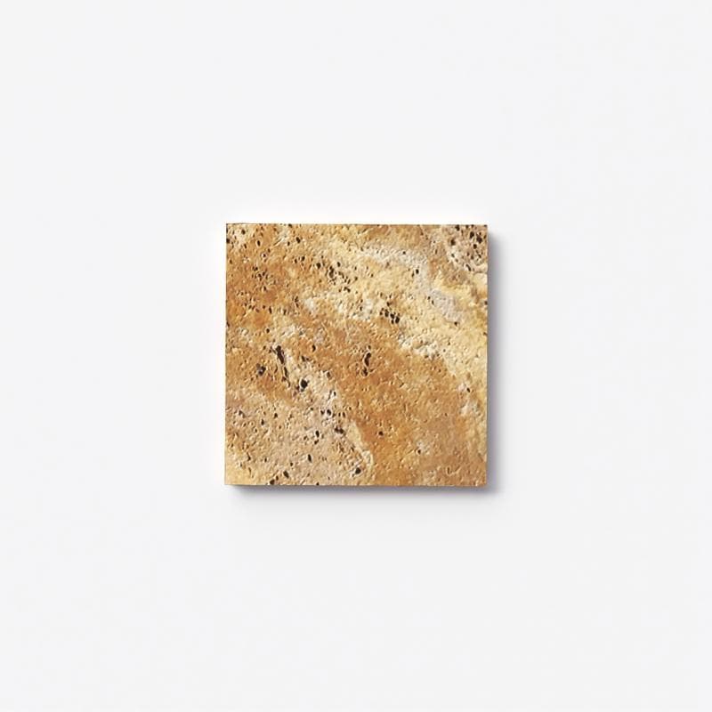 Autumn Leaves (Scabos) Travertine Field Tile 12x12 - Image 1