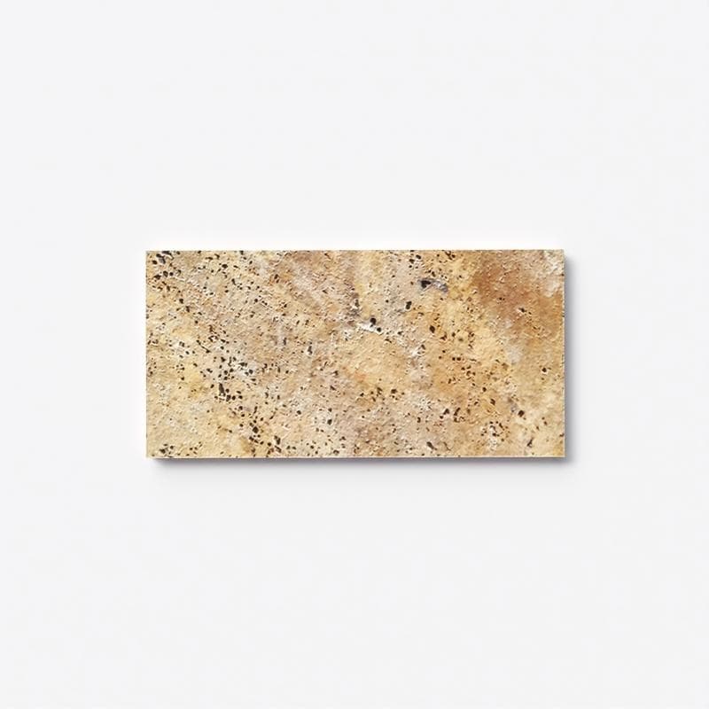 Autumn Leaves (Scabos) Travertine Field Tile 12x24 - Image 1