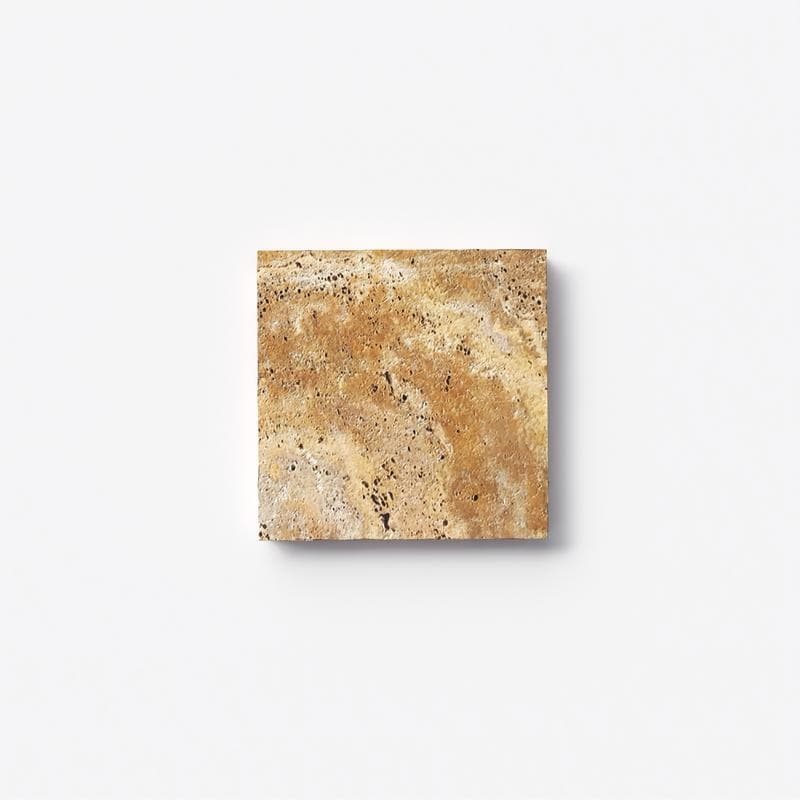 Autumn Leaves (Scabos) Travertine Field Tile 4x4 - Image 1