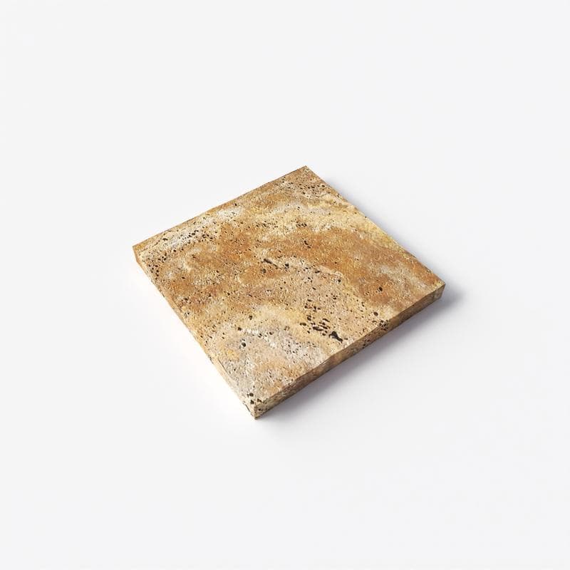 Autumn Leaves (Scabos) Travertine Field Tile 4x4 - Image 3