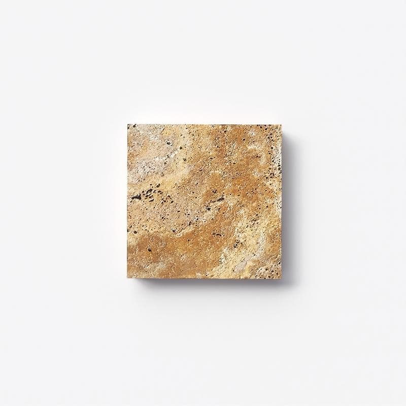 Autumn Leaves (Scabos) Travertine Field Tile 6x6 - Image 1
