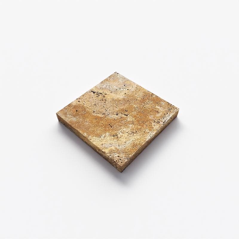 Autumn Leaves (Scabos) Travertine Field Tile 6x6 - Image 2