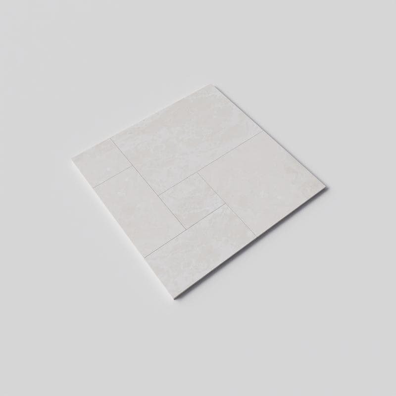 Imperial Platinum Travertine Field Tile French Pattern - Image 3