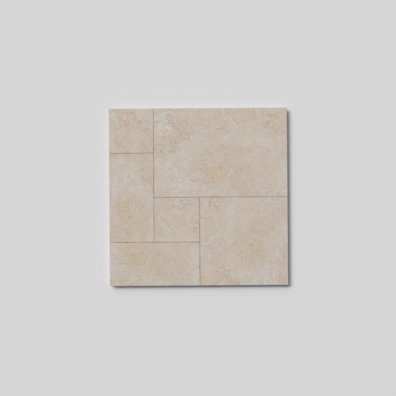 Noce Travertine Field Tile French Pattern - Image 1