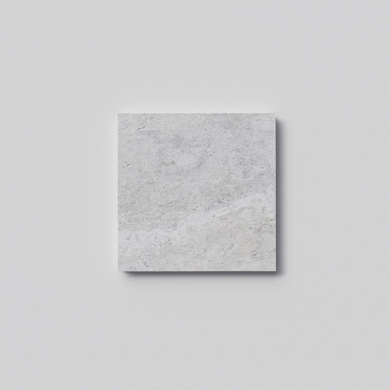 Silver Travertine Field Tile 12x12 - Image 1