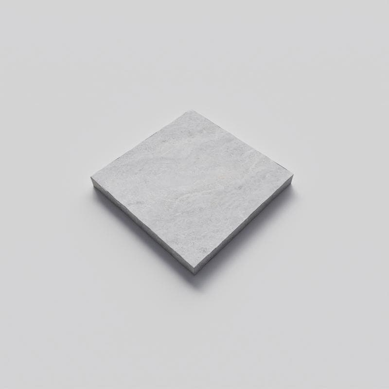 Silver Travertine Field Tile 4x4 - Image 2