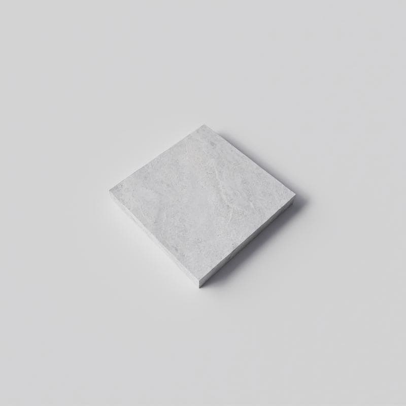 Silver Travertine Field Tile 6x6 - Image 3
