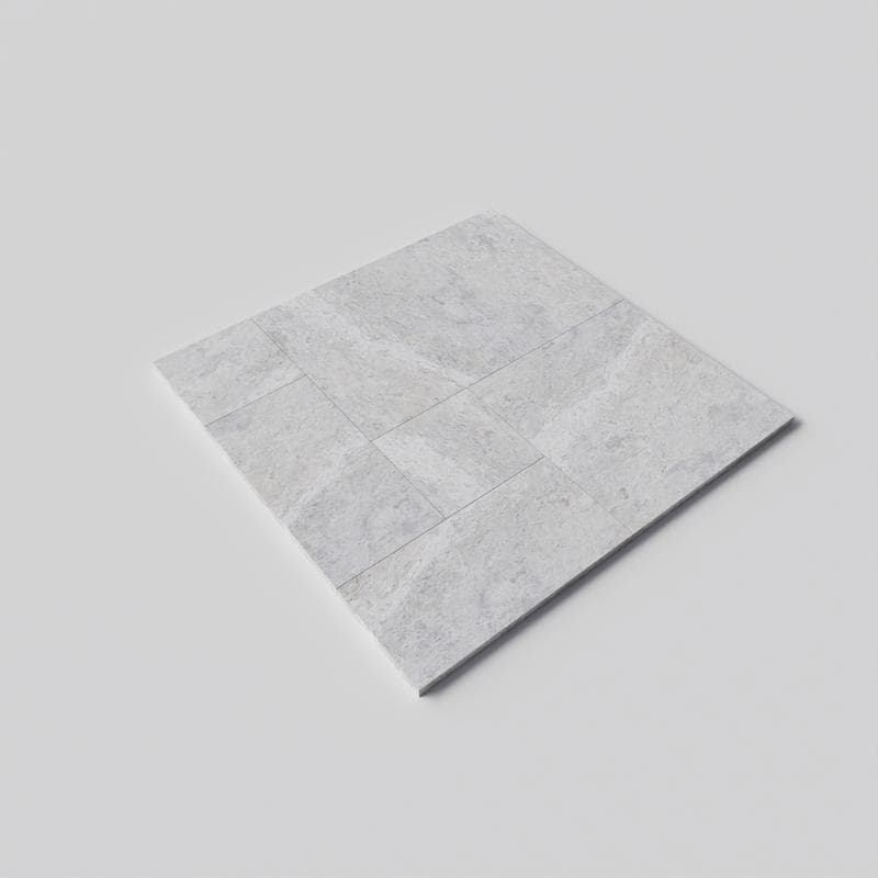 Silver Travertine Field Tile French Pattern - Image 3