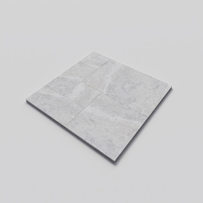 Silver Travertine Field Tile French Pattern - Image 2