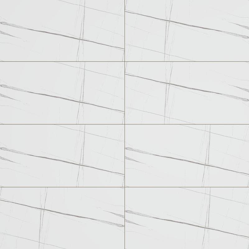 Jewels Laurent White Unpolished 12x24 R - Image 1