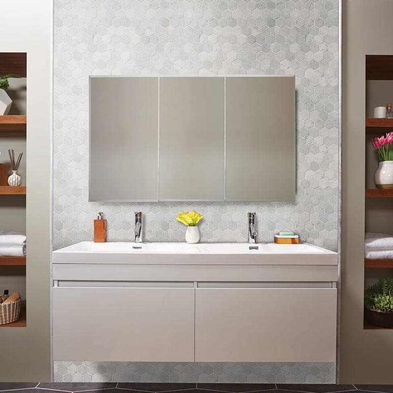 MSI Carrara White 2 Hexagon Mosaic - Image 4
