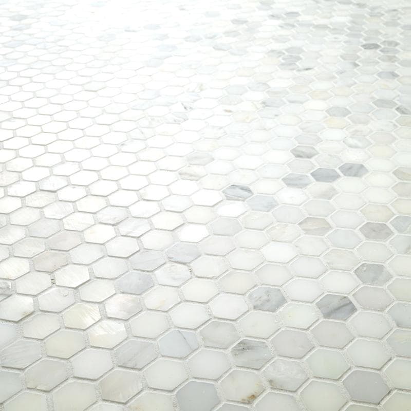 MSI Arabescato Carrara Hexagon Mosaic - Image 2