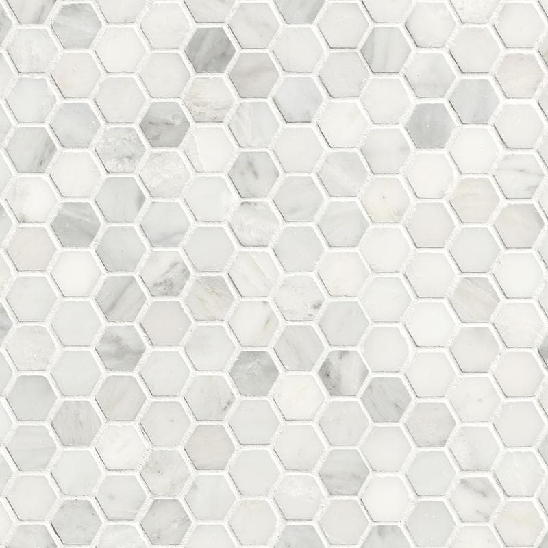 MSI Arabescato Carrara Hexagon Mosaic - Image 1