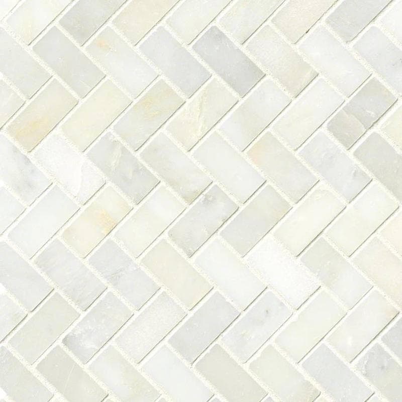 MSI Greecian White Herringbone Mosaic - Image 6