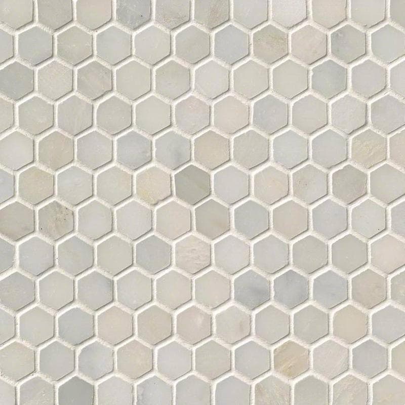 MSI Greecian White 1 Hexagon Mosaic - Image 5