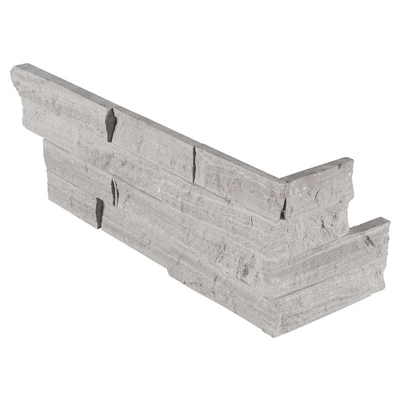MSI Gray Oak 3d Honed Ledger Corner - Image 1