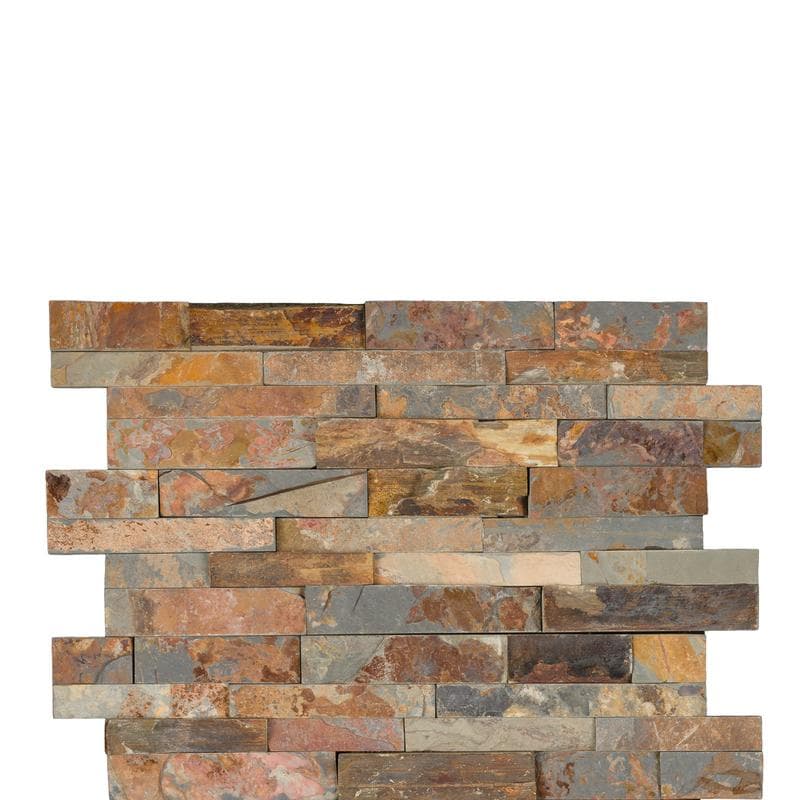 Natural Gold Split Face 6x24 Ledger Panel Flats - Image 1