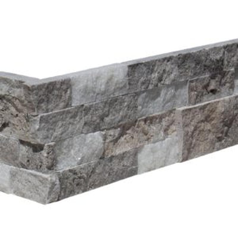 White Carrera Splitface Split Face 6x24 Ledger Panel Flats - Image 6