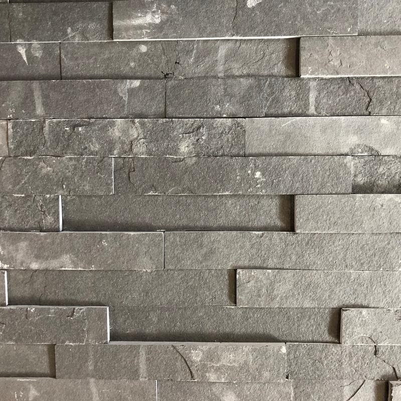 Indian Black Split Face 6x24 Ledger Panel Flats - Image 1