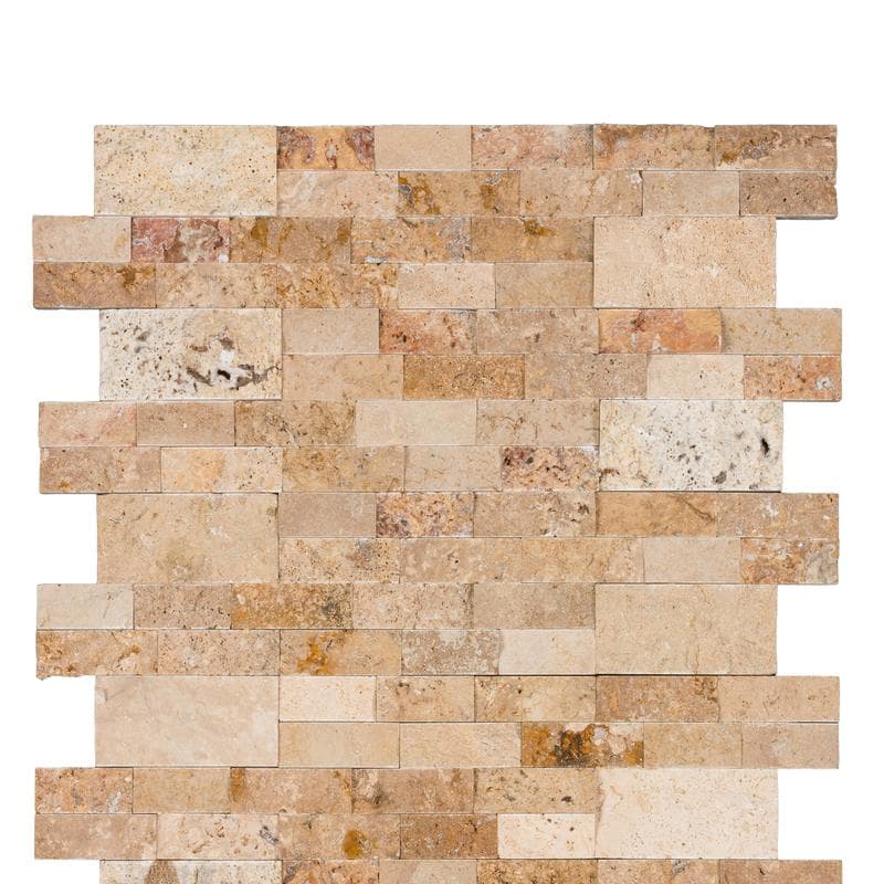 Autumn Leaves Split Face 6x24 Ledger Panel Flats - Image 1