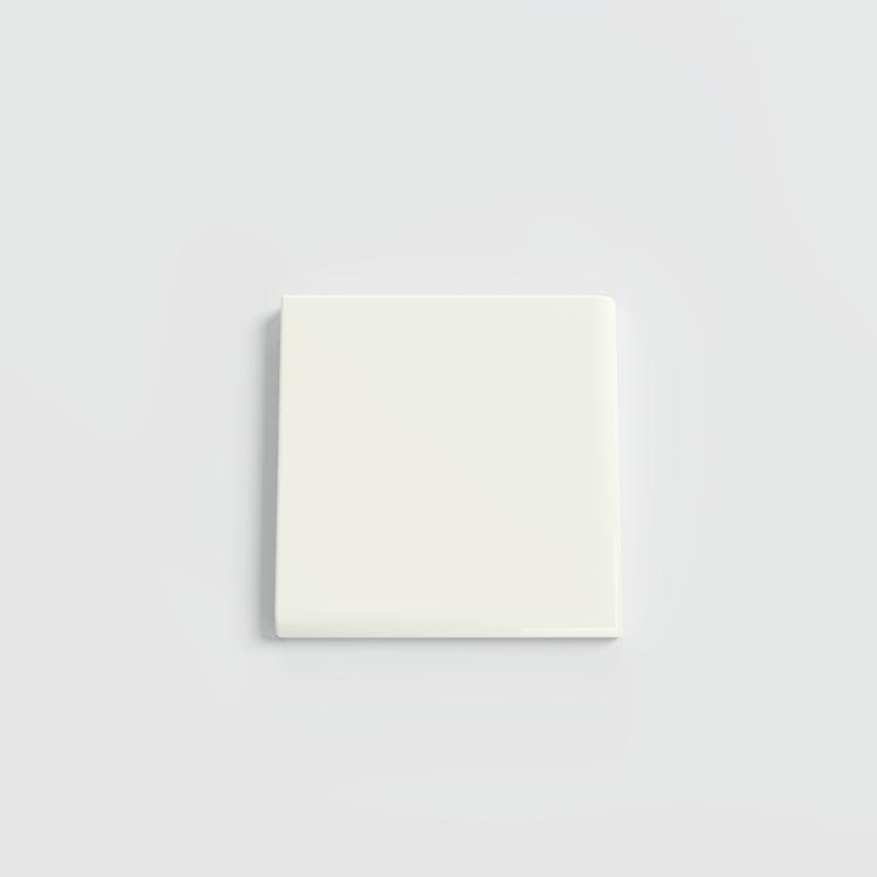 Color Collection Bright Biscuit 3x3 Single Bullnose Corner - Image 1