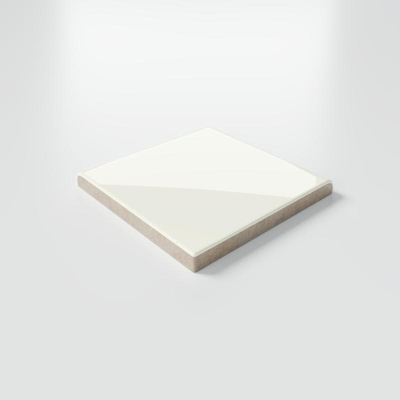 Color Collection Bright Biscuit 3x3 Single Bullnose Corner - Image 3