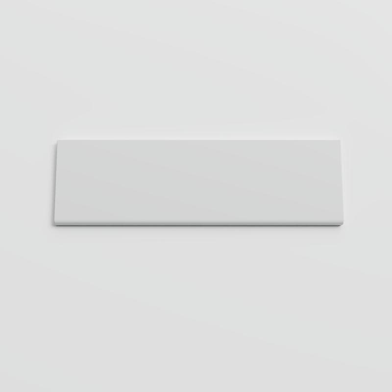 Color Collection Matte Tender Gray 3x10 Single Bullnose - Image 1