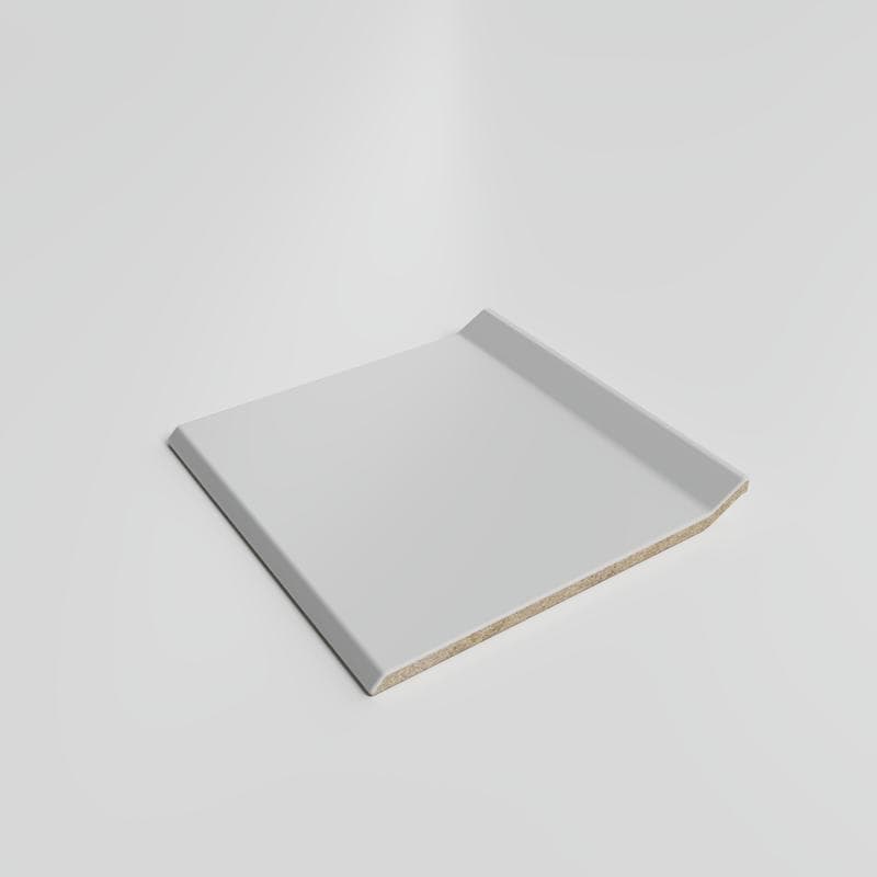 Color Collection Matte Tender Gray 6x6 Cove - Round Top - Image 2