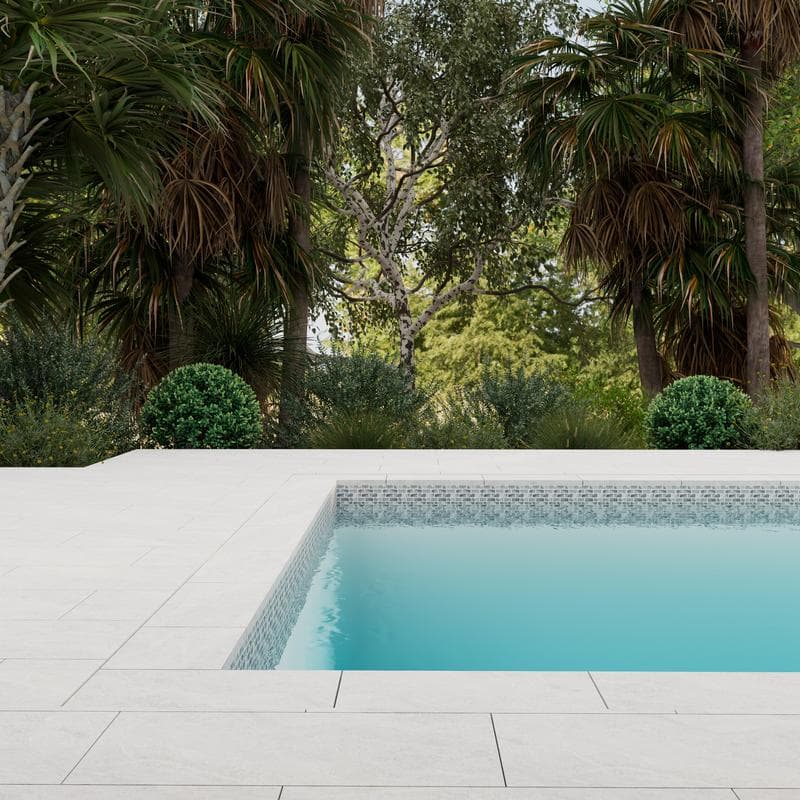 Aquabella Pinnacle Teton 1x2 Porcelain Mosaic 12"x12" Pool Tile - Image 6