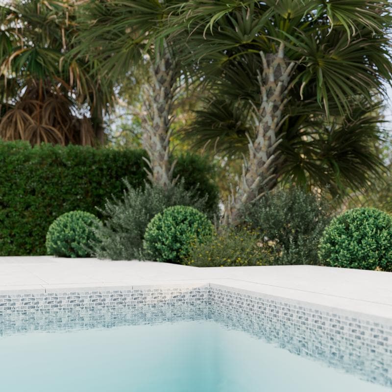 Aquabella Pinnacle Teton 1x2 Porcelain Mosaic 12"x12" Pool Tile - Image 8