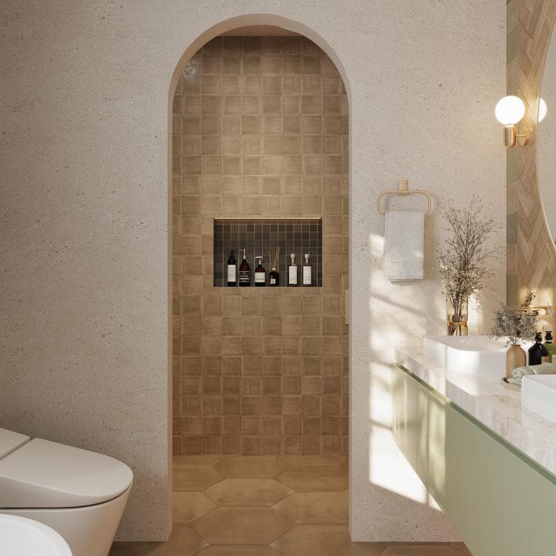 Riad Cacao 5x5 Field Tile - Image 7