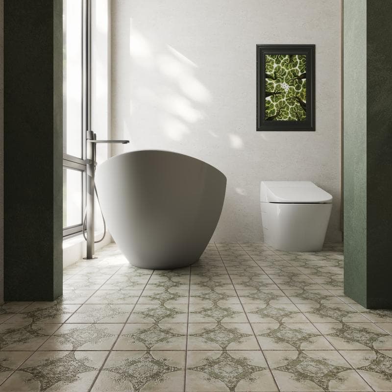 Atlantique Saint-Michel Olive 8x8 Field Tile - Image 7