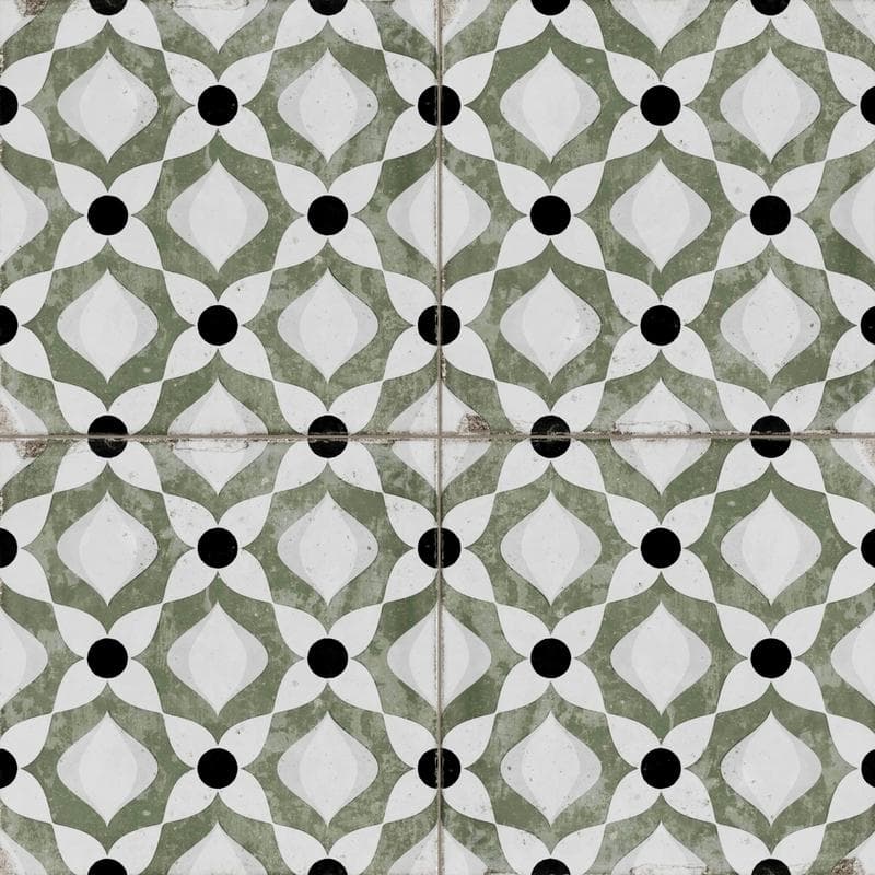 Atlantique Nantes Olive 8x8 Field Tile - Image 1