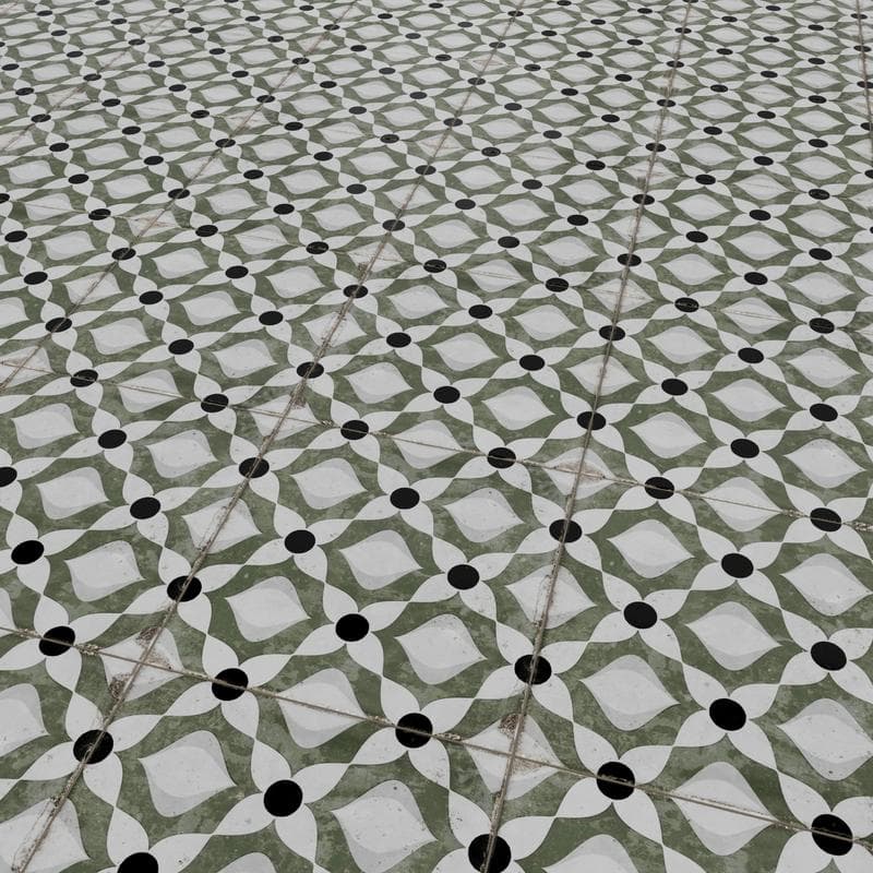 Atlantique Nantes Olive 8x8 Field Tile - Image 5