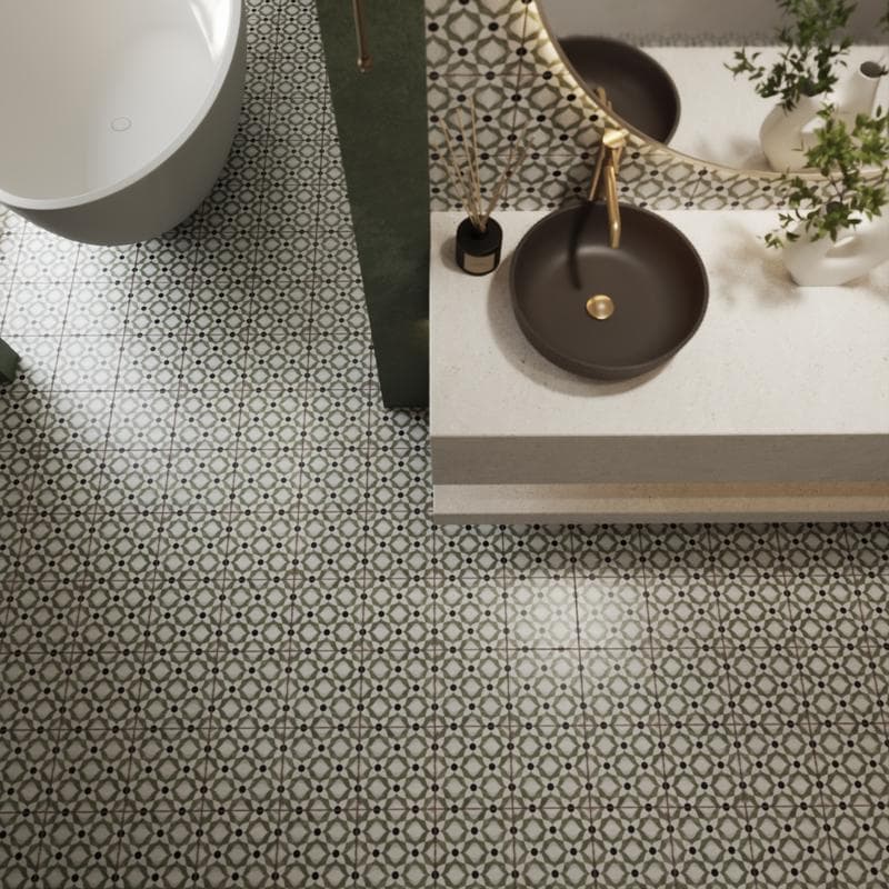 Atlantique Nantes Olive 8x8 Field Tile - Image 9