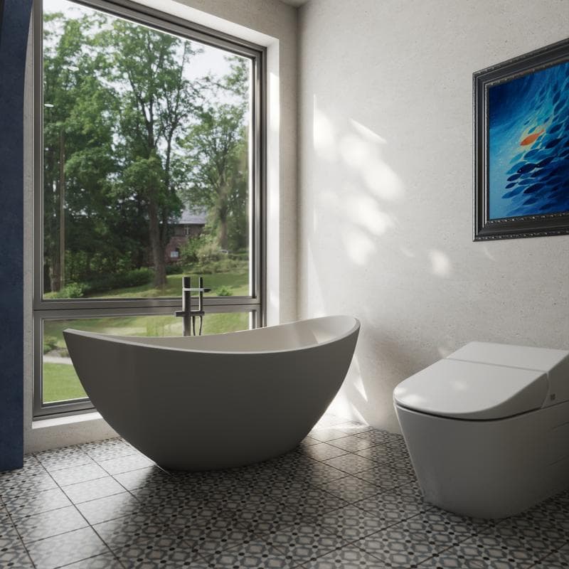 Atlantique Nantes Bleu 8x8 Field Tile - Image 10