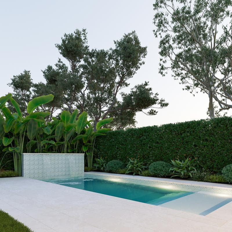 Aquabella Beachfront Santa Monica 1x2 Porcelain Mosaic 12"x12" Pool Tile - Image 6